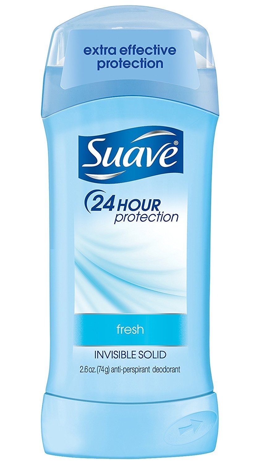 Suave Fresh Invisible Solid Deodorant packaging shown, providing all-day odor control.