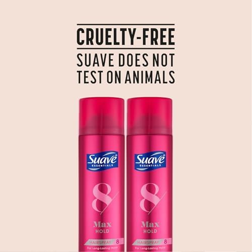 Suave Max Hold four-piece set packaging ideal for travel.
