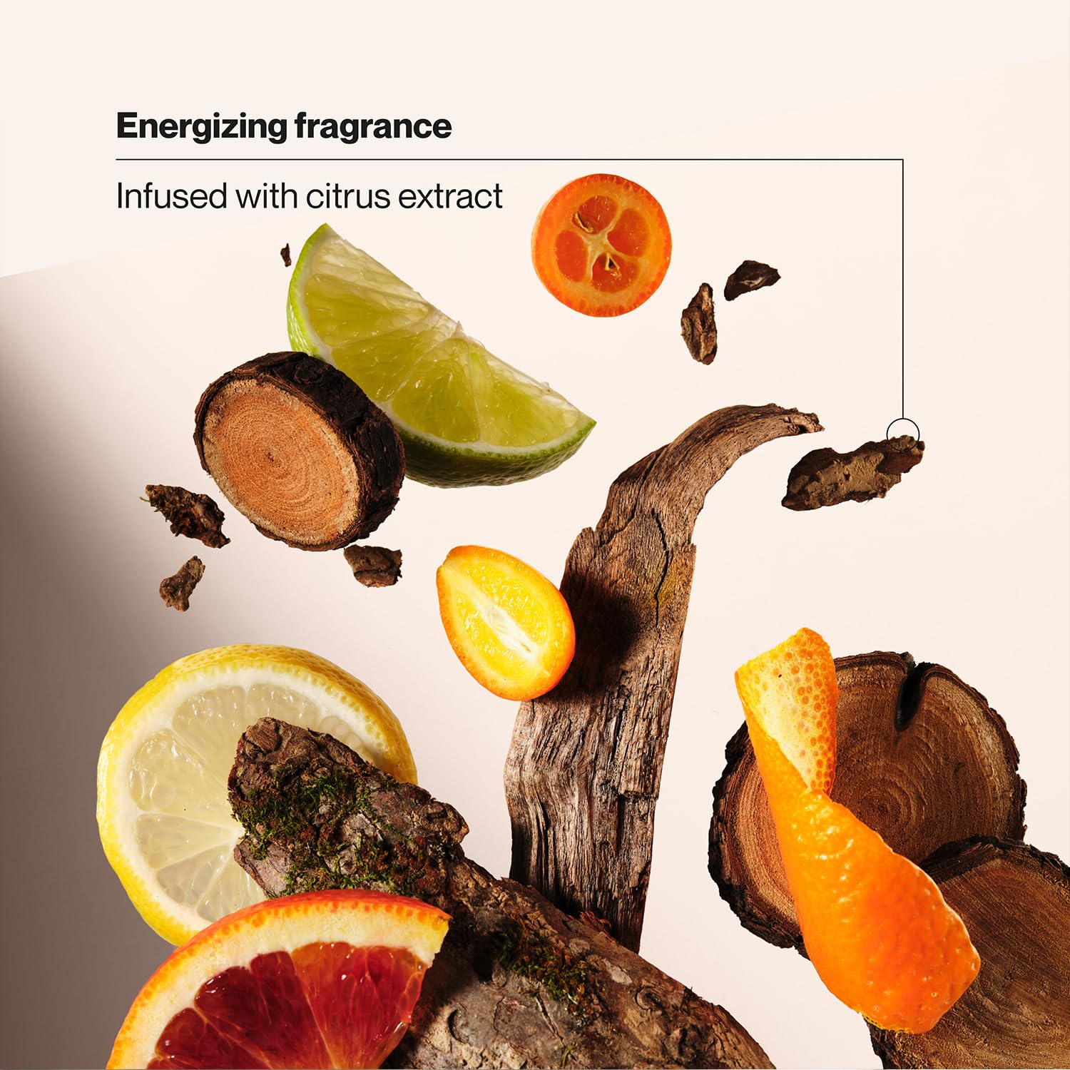 After-use look showing refreshed hair from Suave 3-in-1 Citrus Rush.