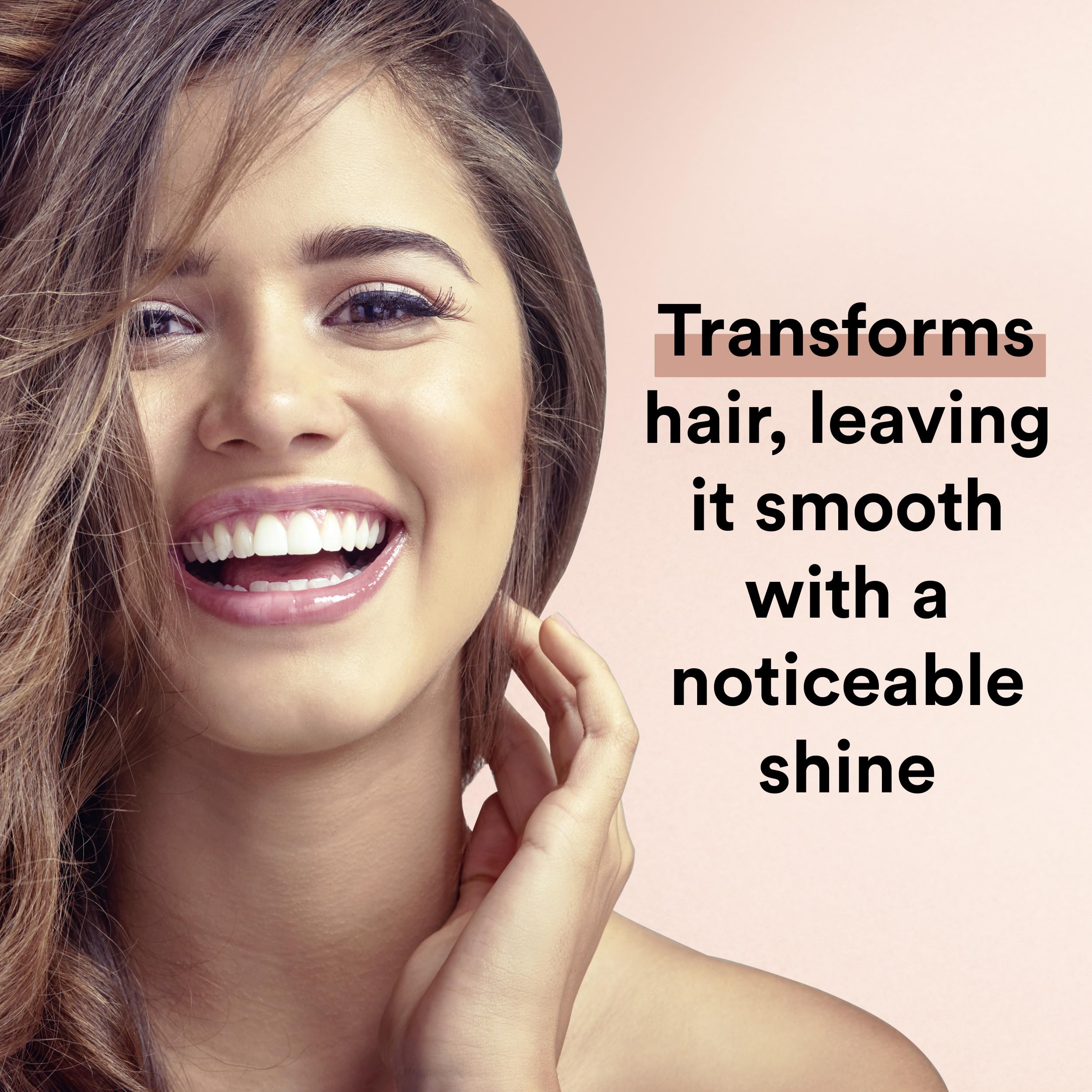 Suave Moroccan Oil Infusion shampoo with argan oil for healthy shine.