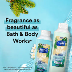 Suave Ocean Breeze conditioner bottle for smooth, manageable hair