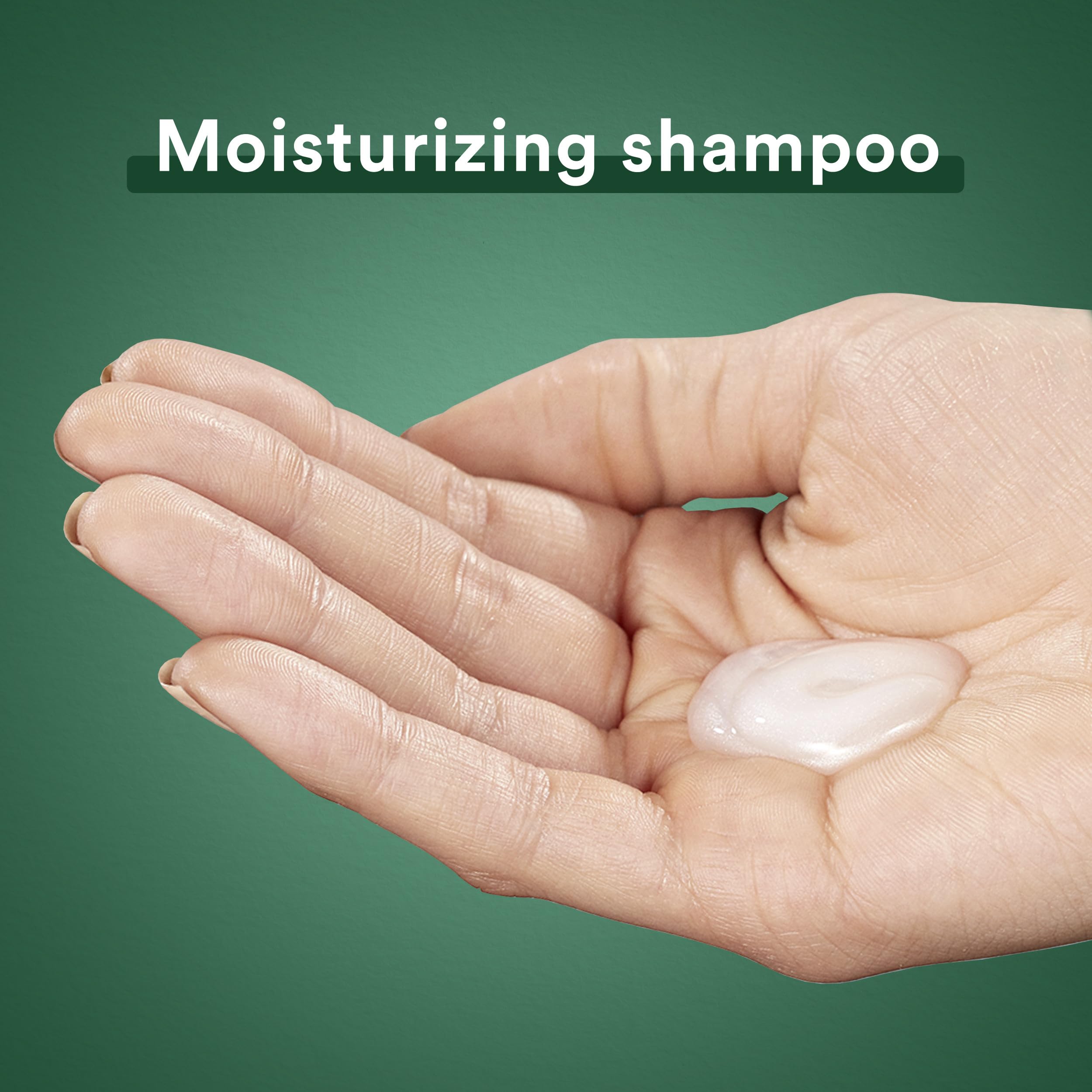 Suave shampoo label close-up highlighting paraben-free and dye-free