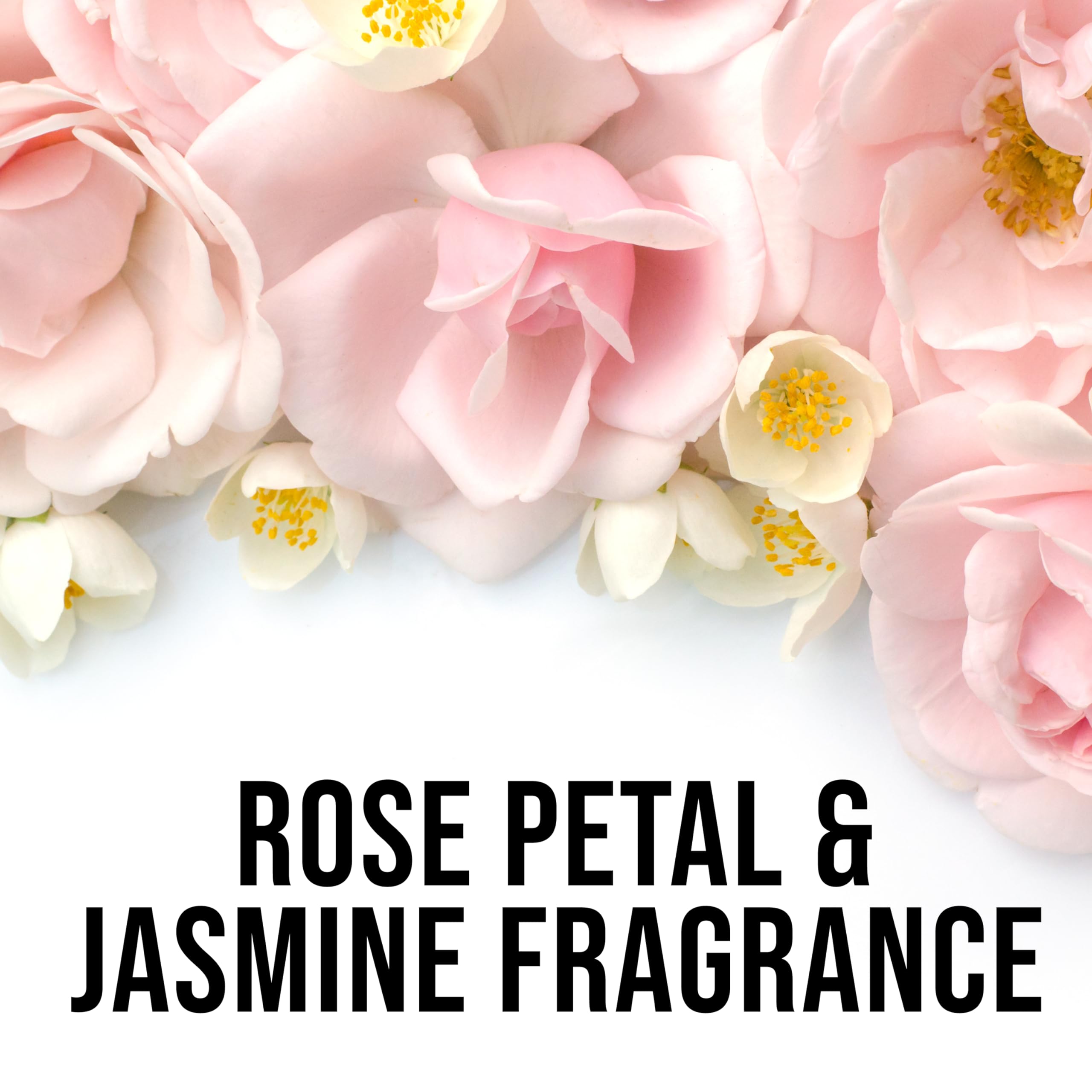 Suave rose-petal-jasmine deodorant stick close-up with floral notes.