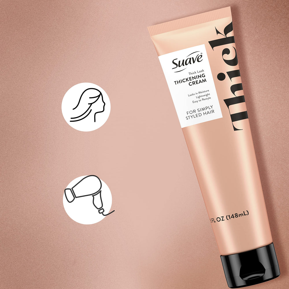 Family bathroom scene with Suave Simply Styled products.
