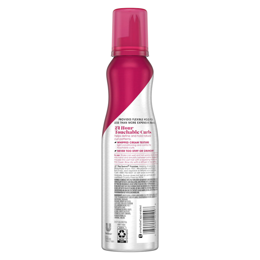 Close-up of whipped texture showing creamy, lightweight formula