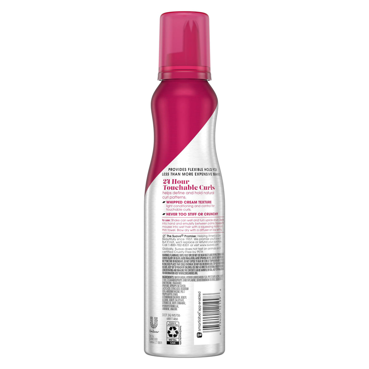 Close-up of whipped texture showing creamy, lightweight formula