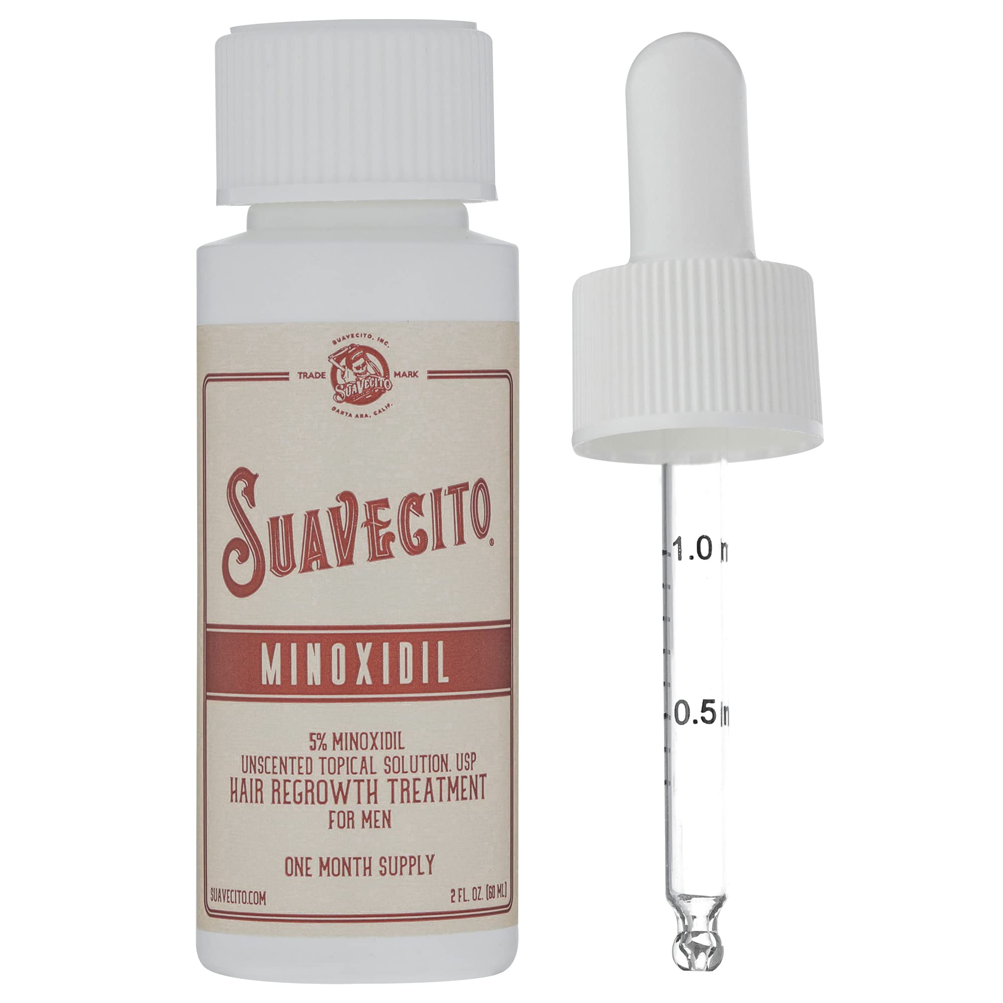Suavecito thickening shampoo bottle supports scalp health and fullness