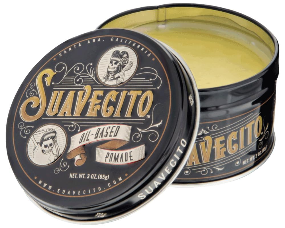 Hands emulsifying Suavecito pomade for smooth, even application.