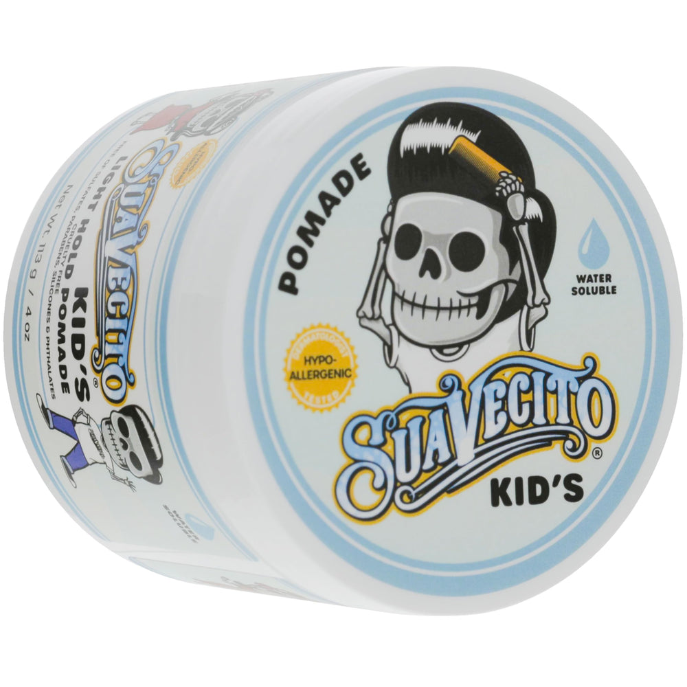 Suavecito Kid’s Pomade guiding daily hair styling routine.