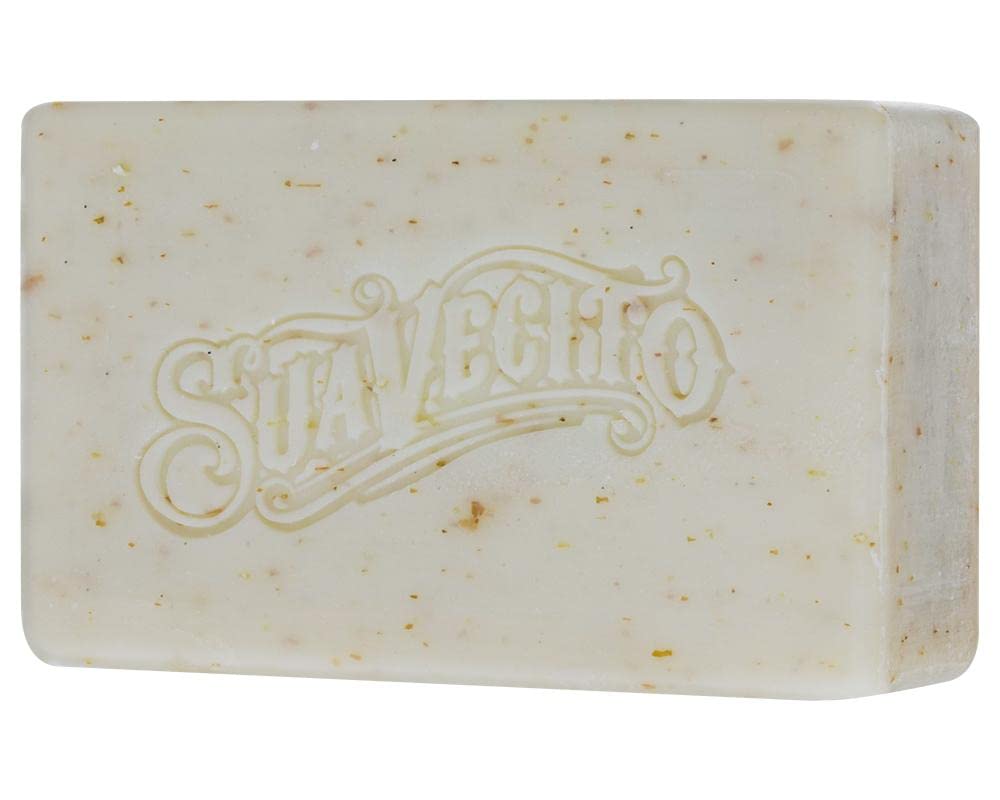 Suavecito oatmeal moisturizes skin during cleansing for a soft finish.