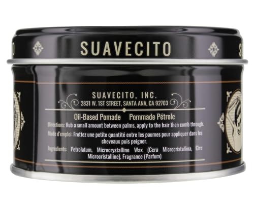 Suavecito original-scent label on the tin announces the familiar fragrance.