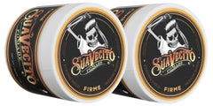 Suavecito Pomade Firme Hold 4 oz jar for strong hold and medium shine.