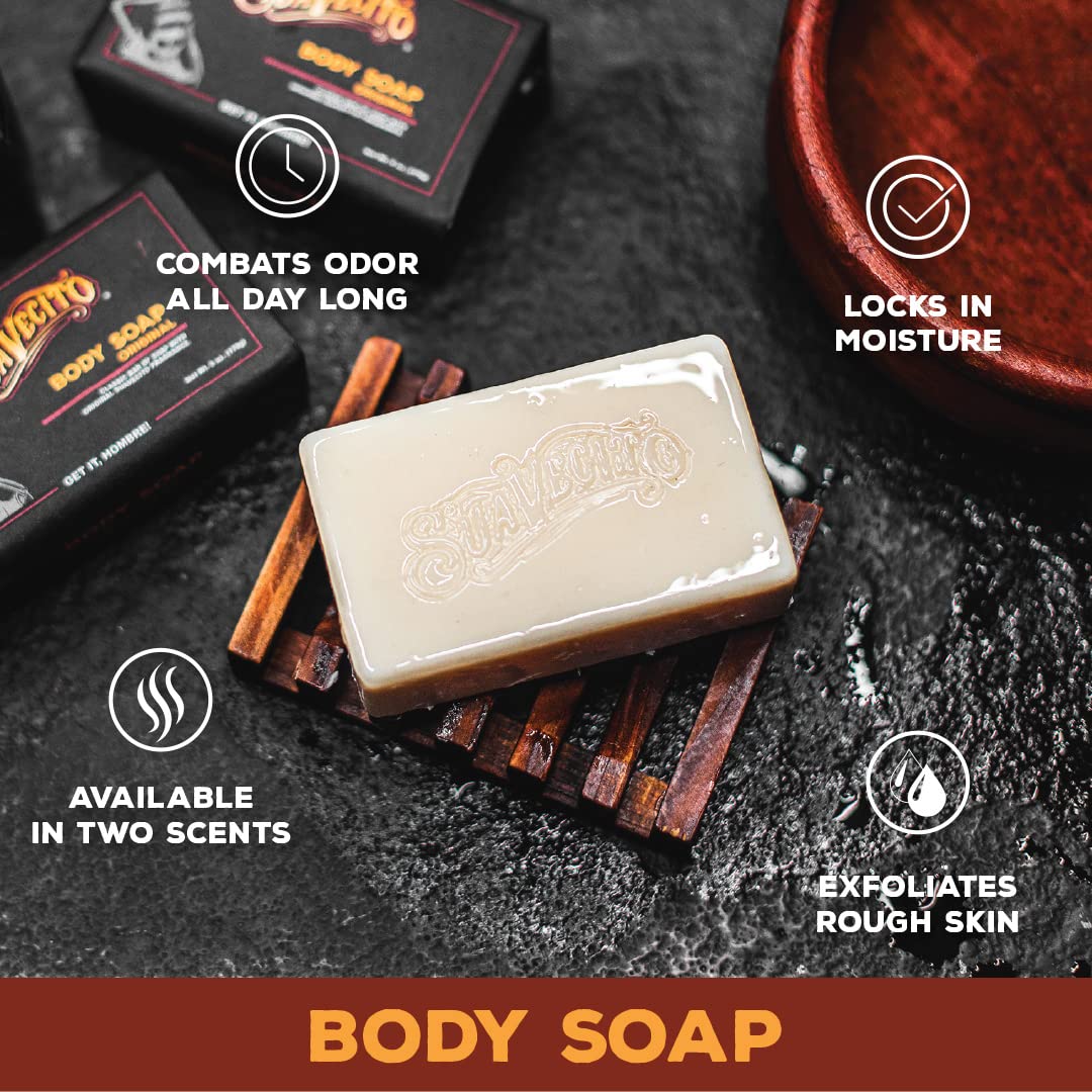Suavecito signature scent collage highlighting a versatile daily fragrance.