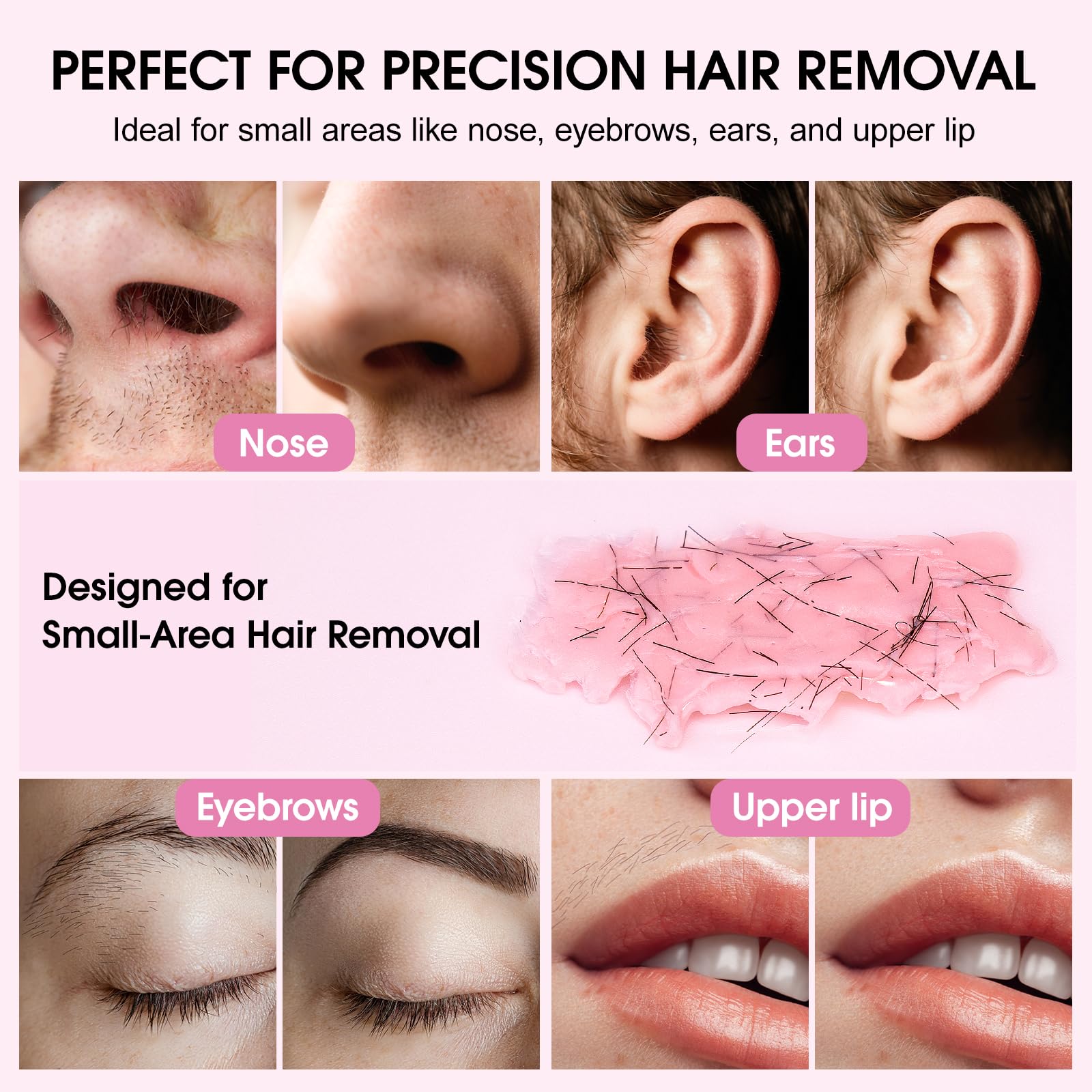 SUBAY six applicators enable clean, controlled waxing sessions.