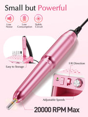 SUBAY nail drill ergonomic grip design for comfortable use during extended sessions