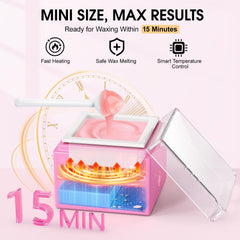 SUBAY 100g wax beads melt evenly for smooth waxing results.