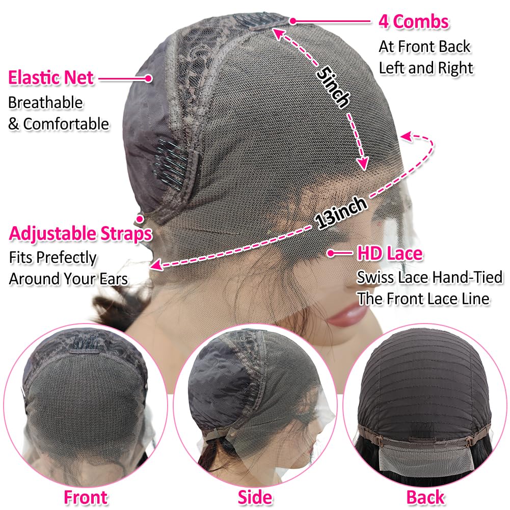 Subella perm-dye-restyle HD wig for versatile styling.