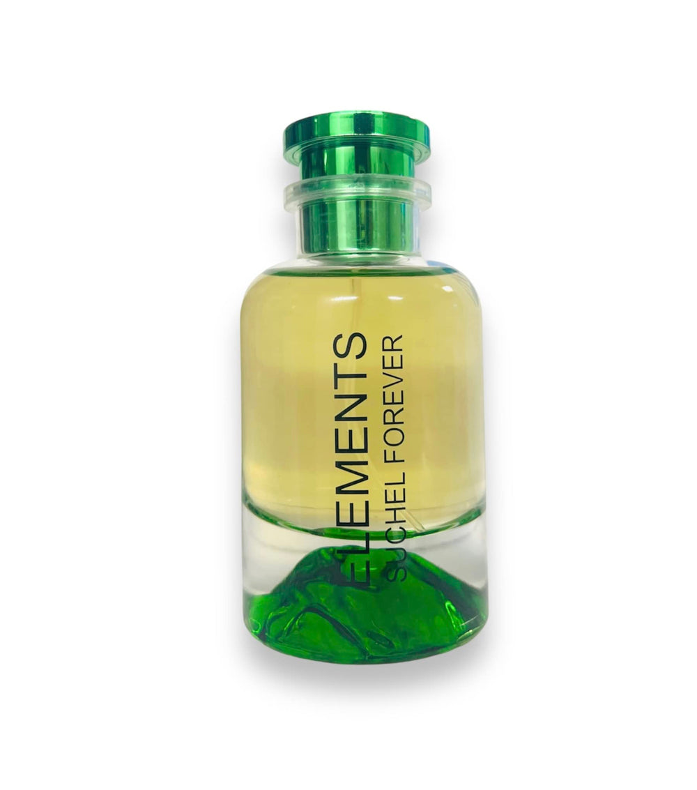 SUCHEL FOREVER Elements bottle front view for bold, versatile scent