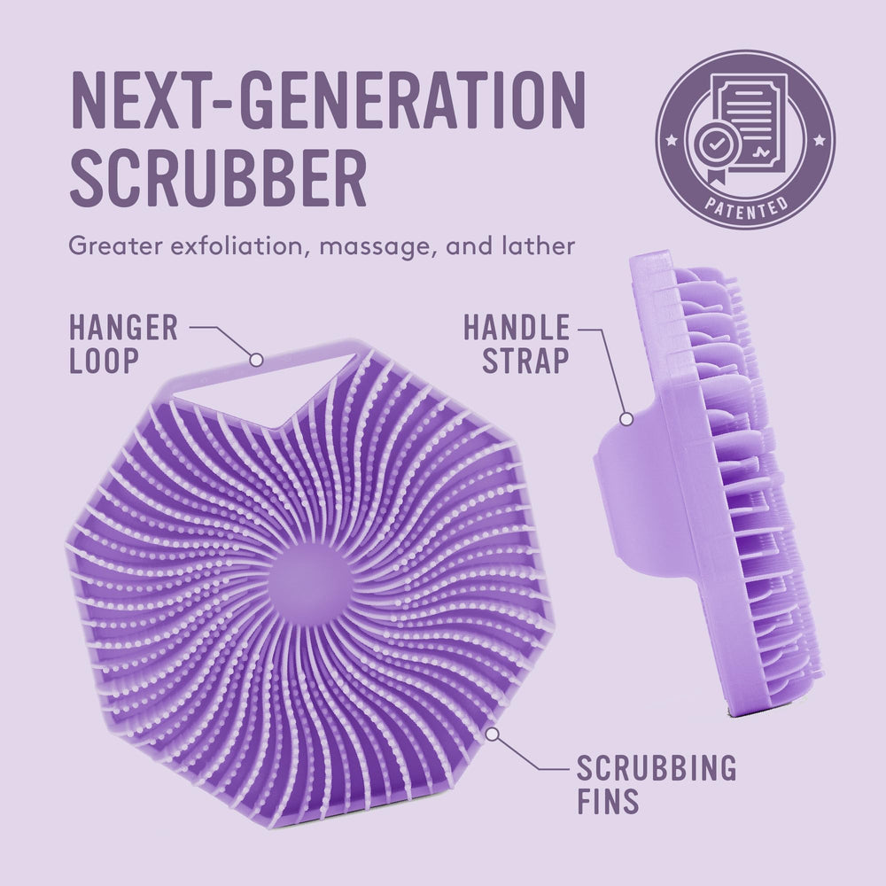 Sud Scrub non-slip grip strap keeps scrubbing secure