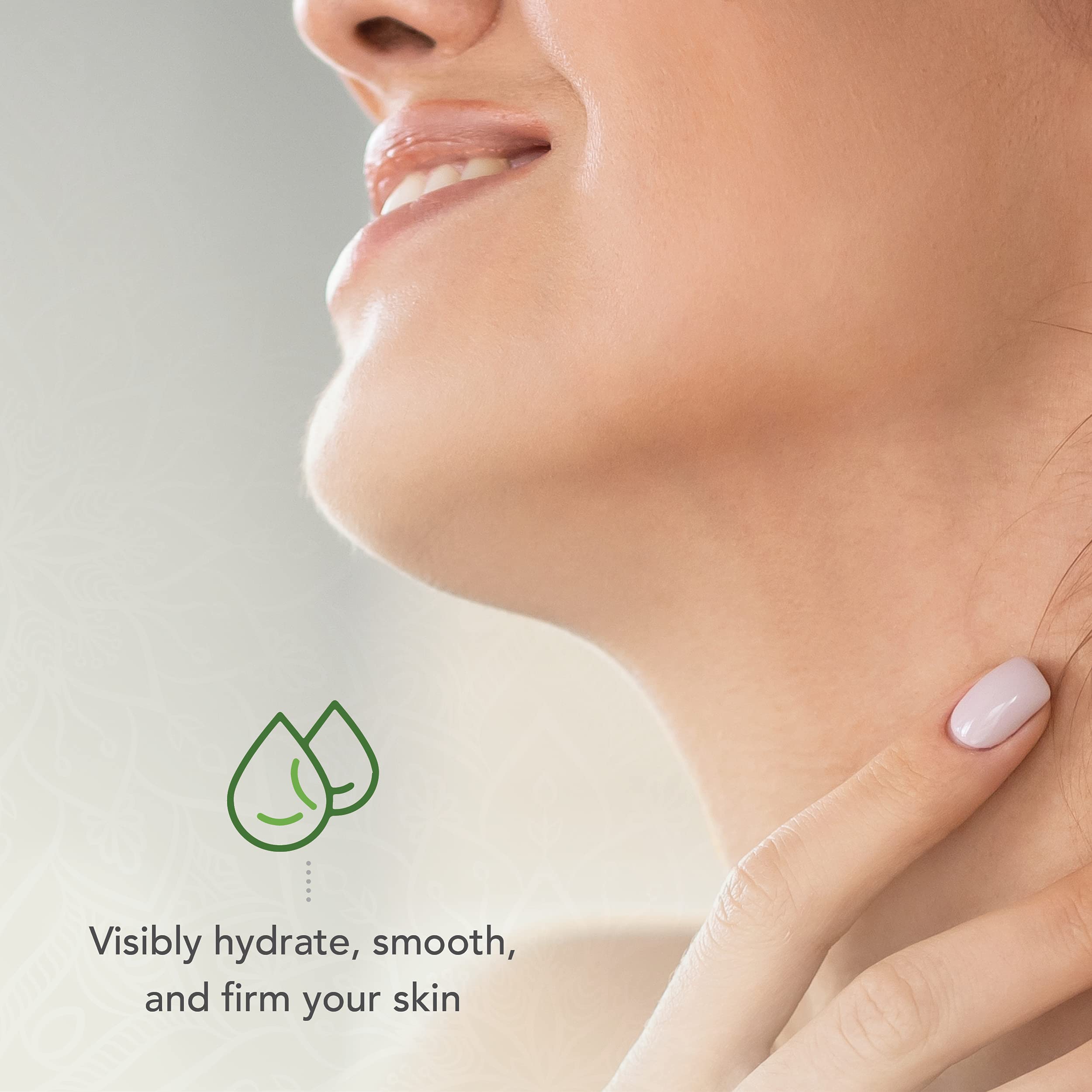 Sudden Change Green Tea Mask application on face shows soothing texture