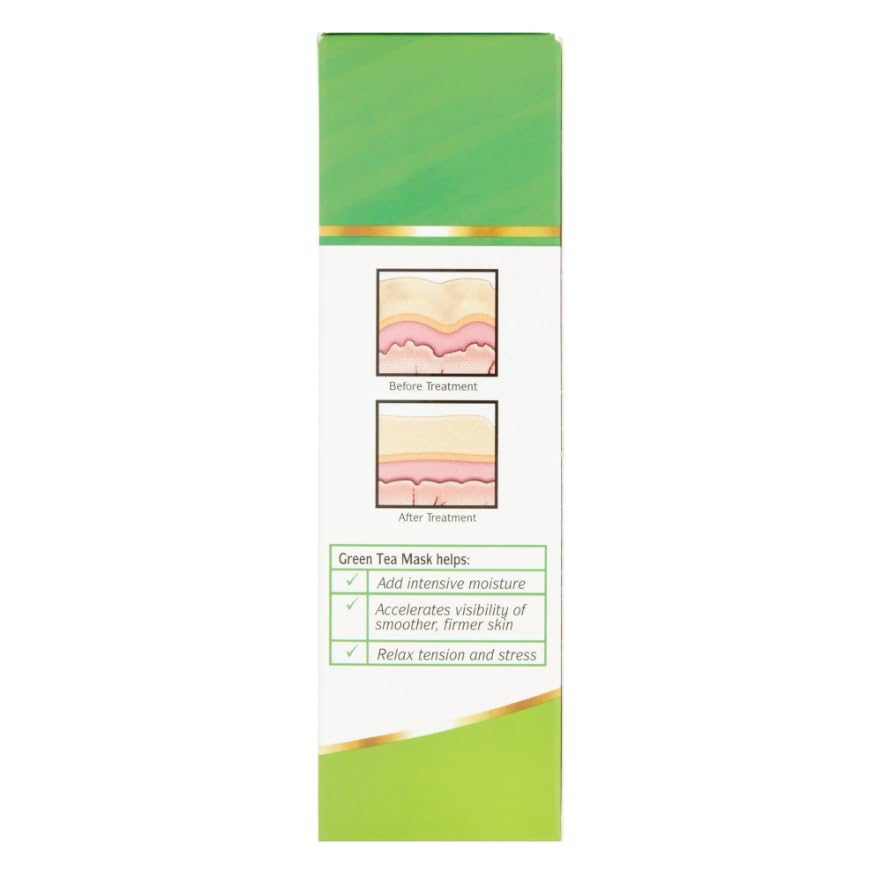 Sudden Change Green Tea Mask night routine setup image