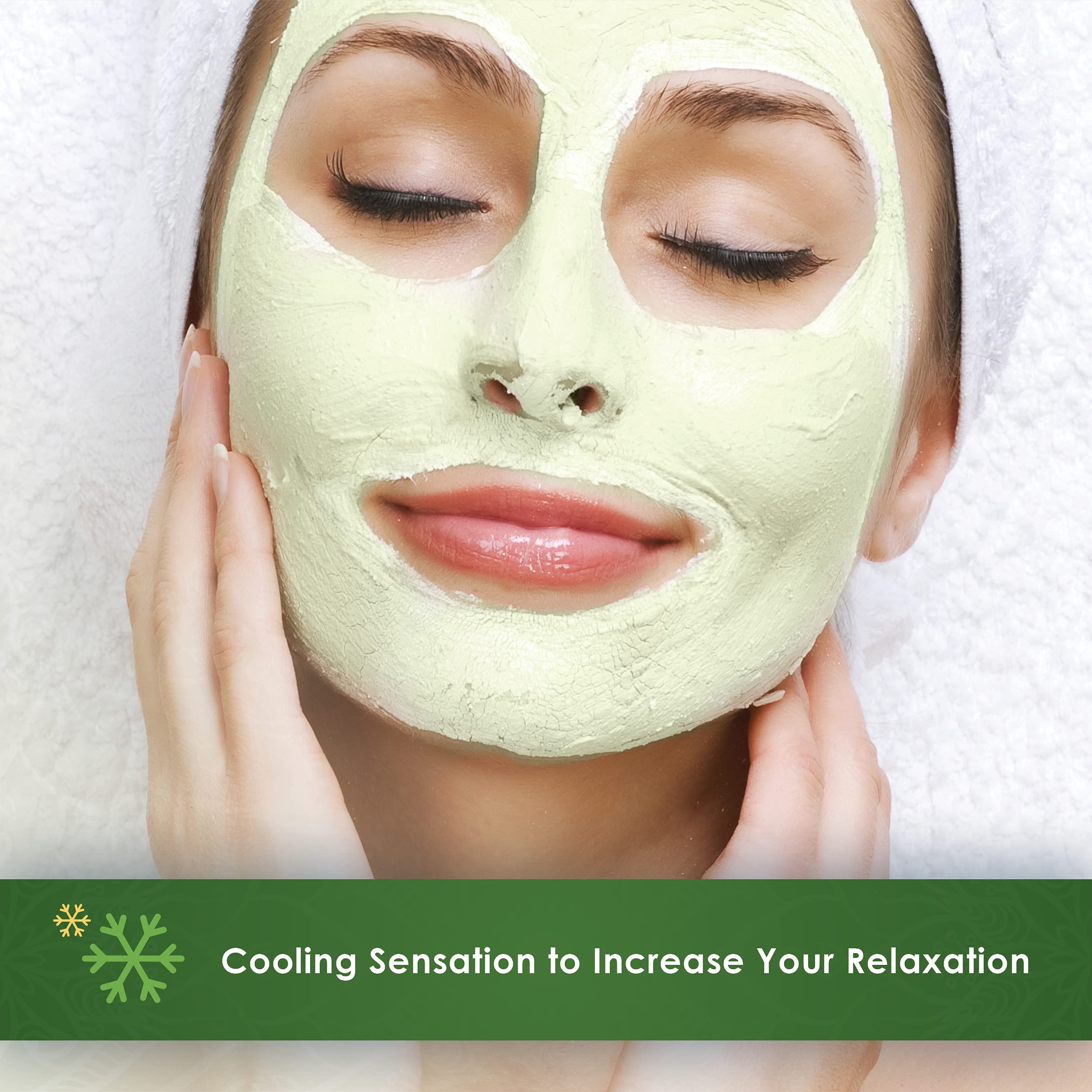 Sudden Change Green Tea Mask wrinkle-minimization closeup suggests firming benefit