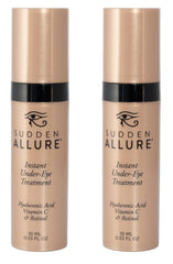SuddenAllure under-eye serum application for refreshed, lifted eyes.