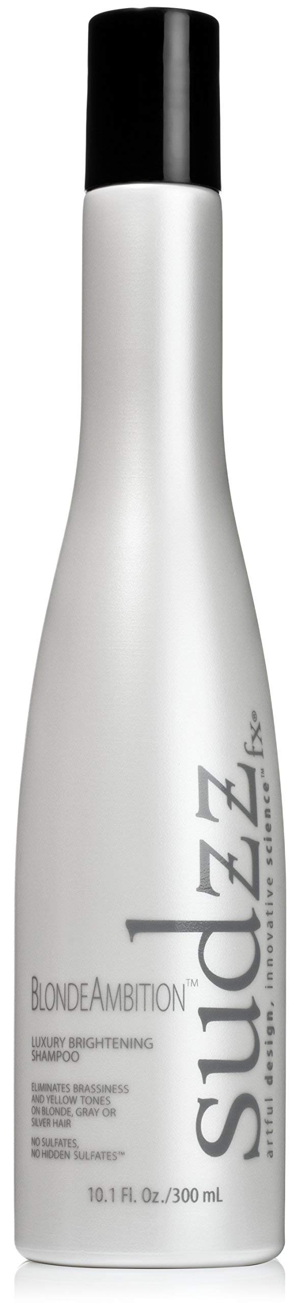 SUDZZFX BlondeAmbition gray hair shine after use with cooler tones