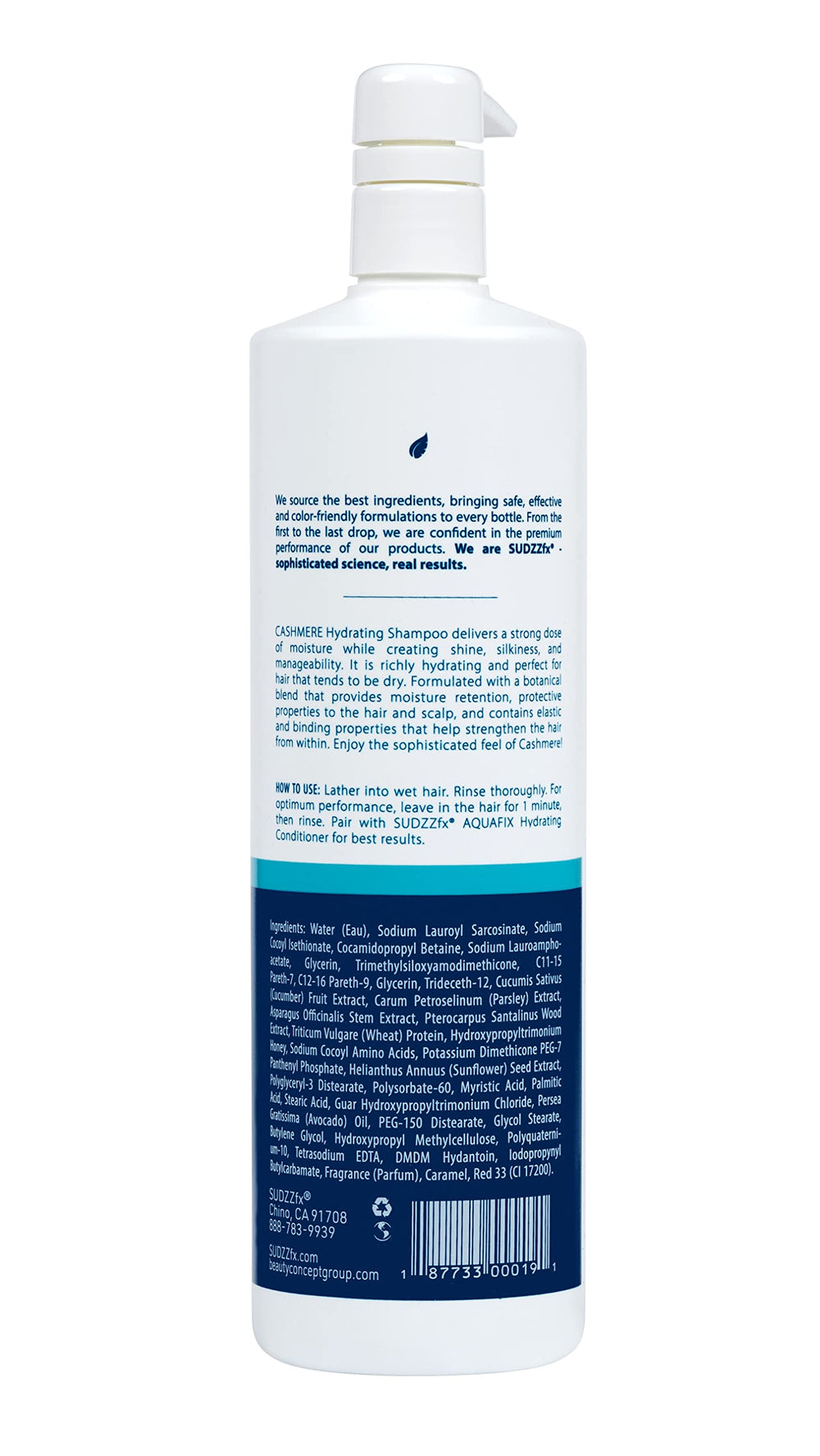 SUDZZFX Cashmere Hydrating Shampoo lather close-up highlighting silkiness and shine.