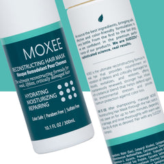 Applying SUDZZFX MOXEE mask to hair after washing supports moisture and repair