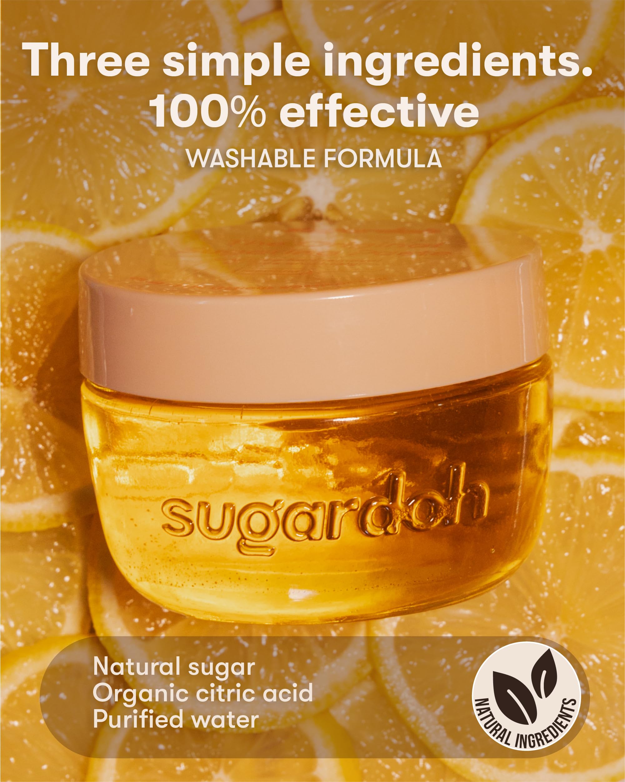 Sugardoh face-arms-legs sugaring kit for versatile use