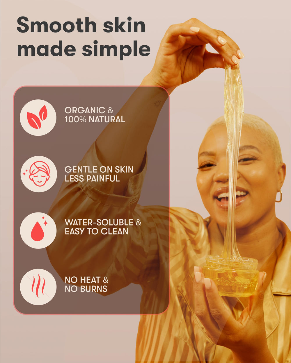 Sugardoh reusable cloth strips for consistent, sustainable waxing results.
