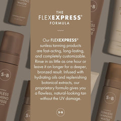 SUGARED + BRONZED tanning mitt ensuring smooth, streak-free application.