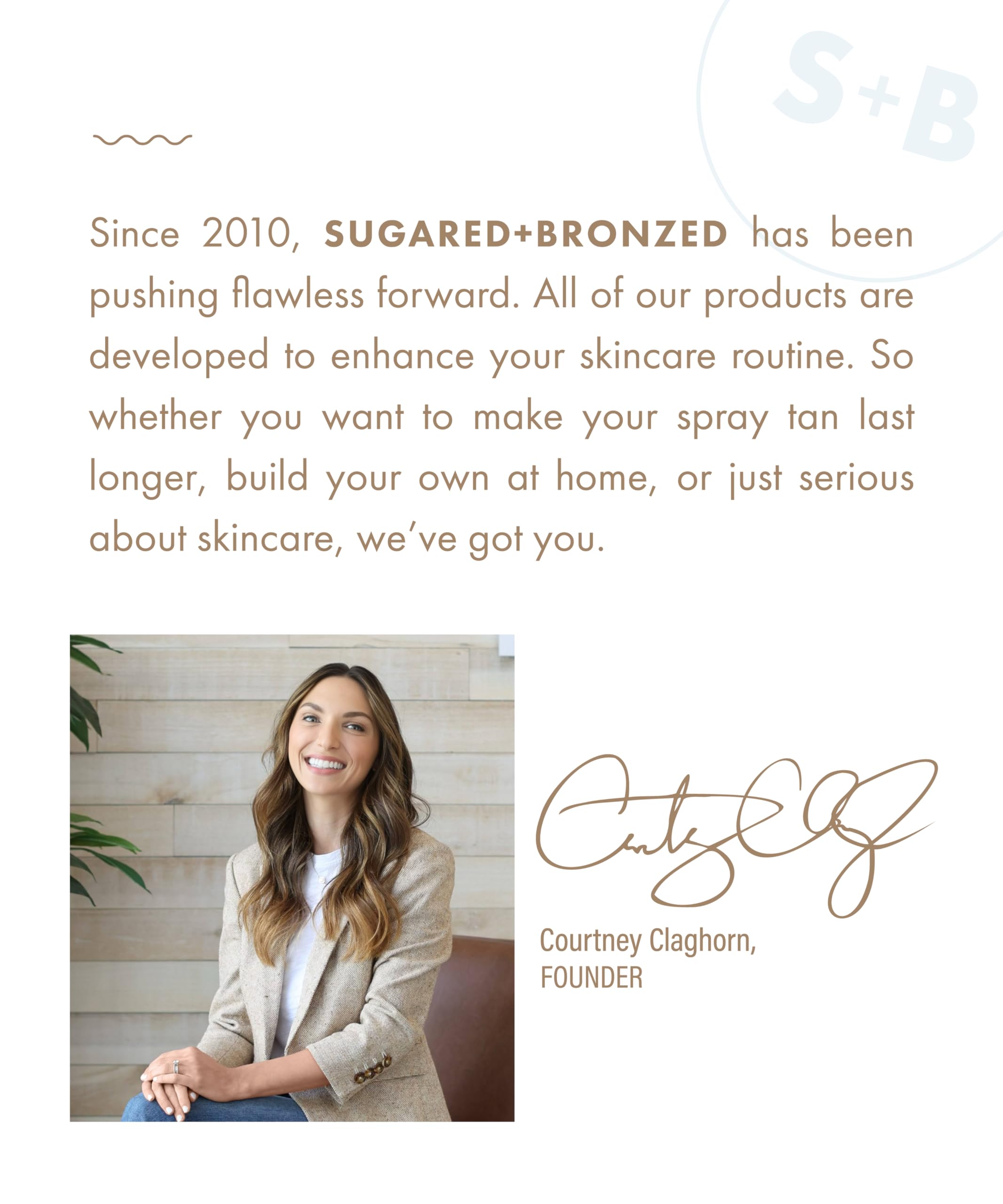 SUGARED + BRONZED travel-friendly packaging for on-the-go color touch-ups.