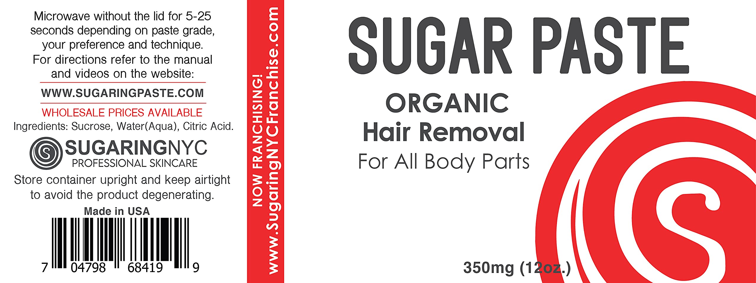 Sugaring NYC paste texture close-up highlights creamy consistency for smooth application