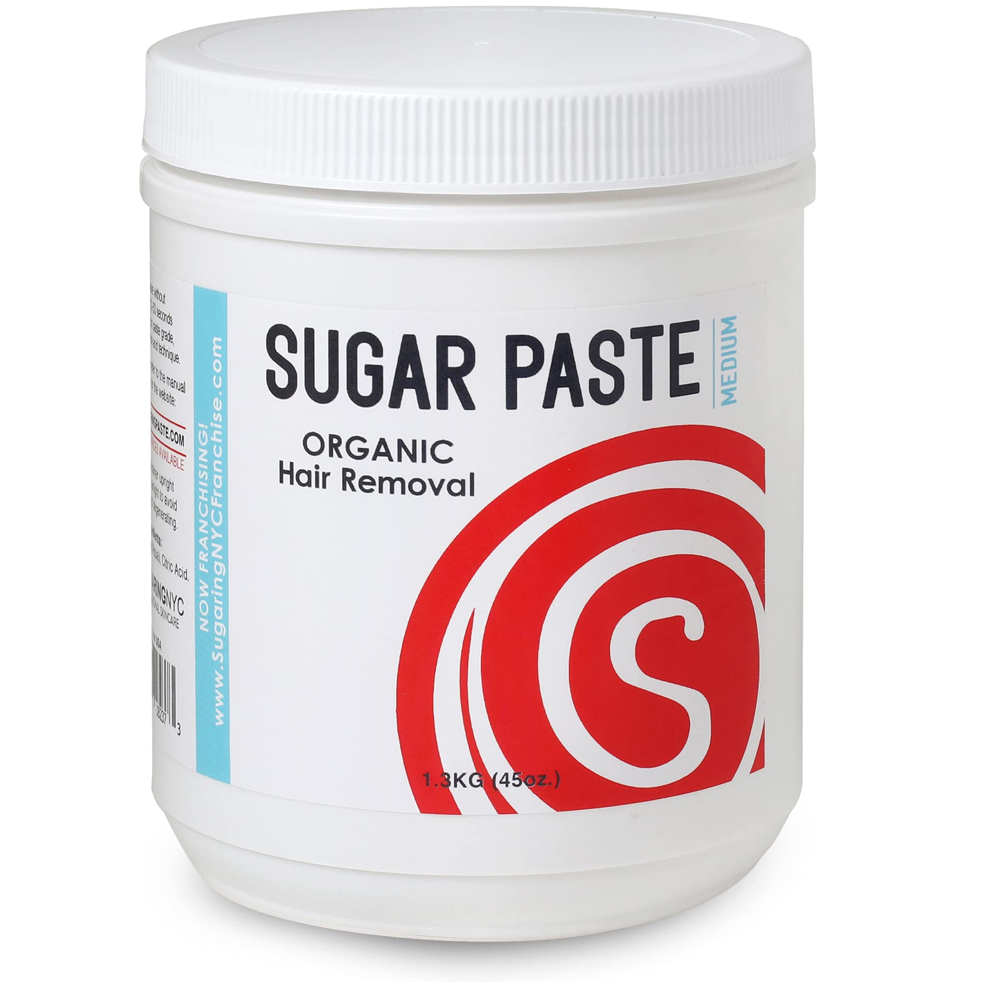 Close-up of Sugaring NYC universal paste texture smooth and silky.