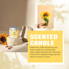 Suhctuptx Bluebell Candle creating a calming ambiance with light fragrance.