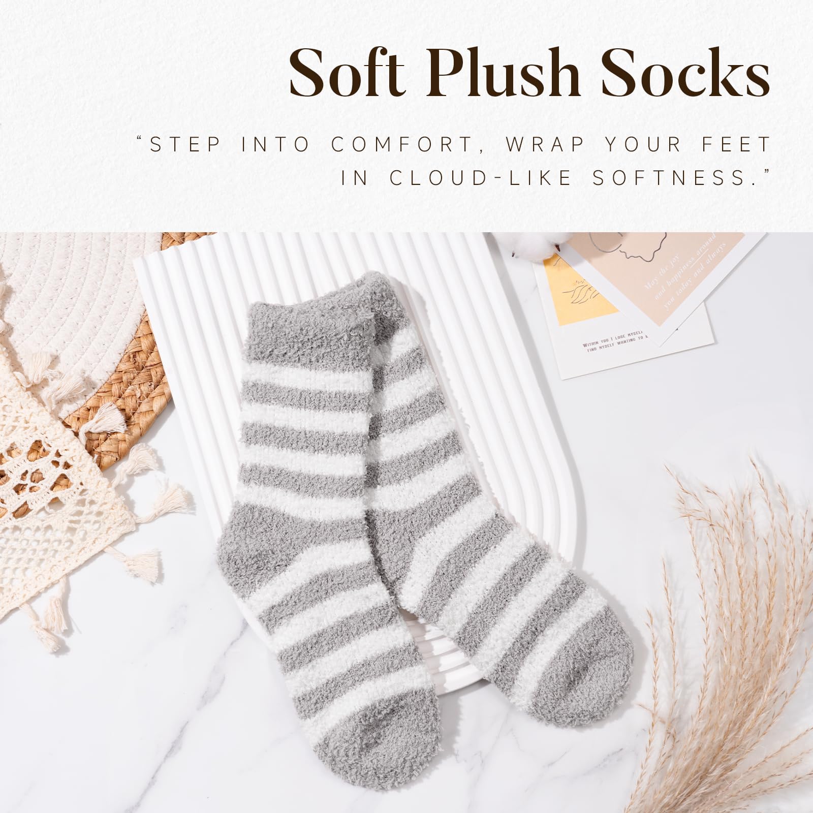 Suhctuptx plush socks add cozy comfort