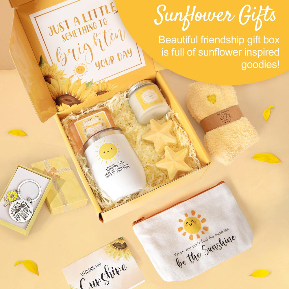 Suhctuptx travel tumbler with sunshine quote keeps drinks hot or cold