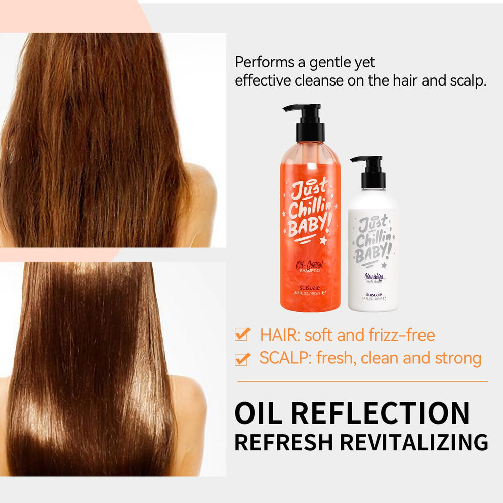Suisuaie nourishing oil beauty fluid closeup highlights moisturized, strengthened strands