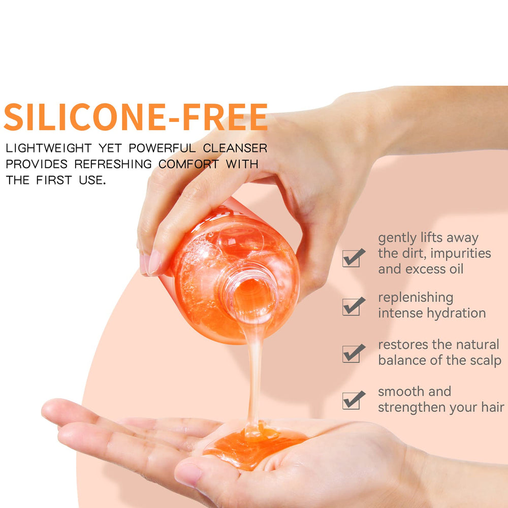 Suisuaie oily hair silicone-free shampoo application for a lightweight cleanse