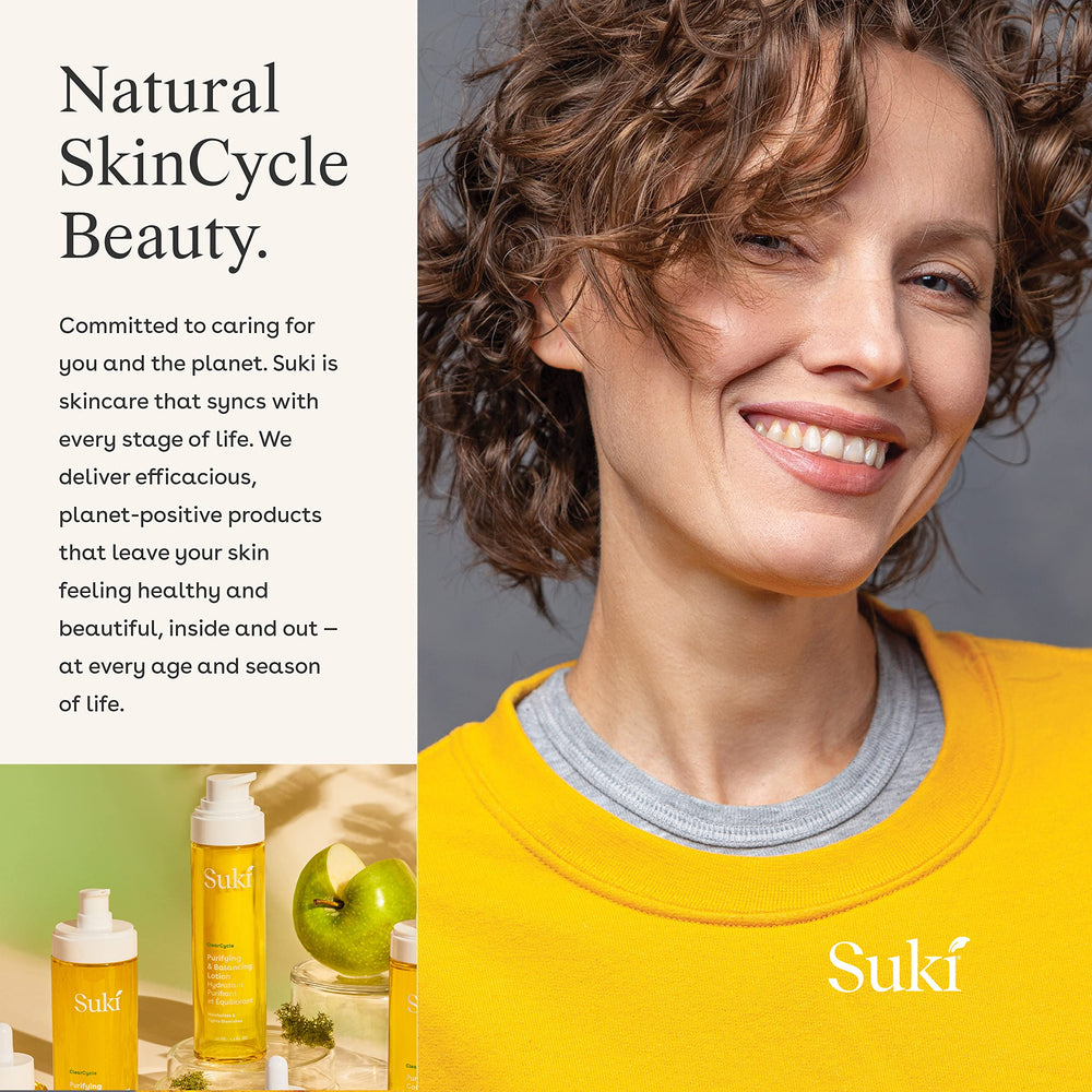 Suki Balance for oily skin closeup, shine control and refreshed look