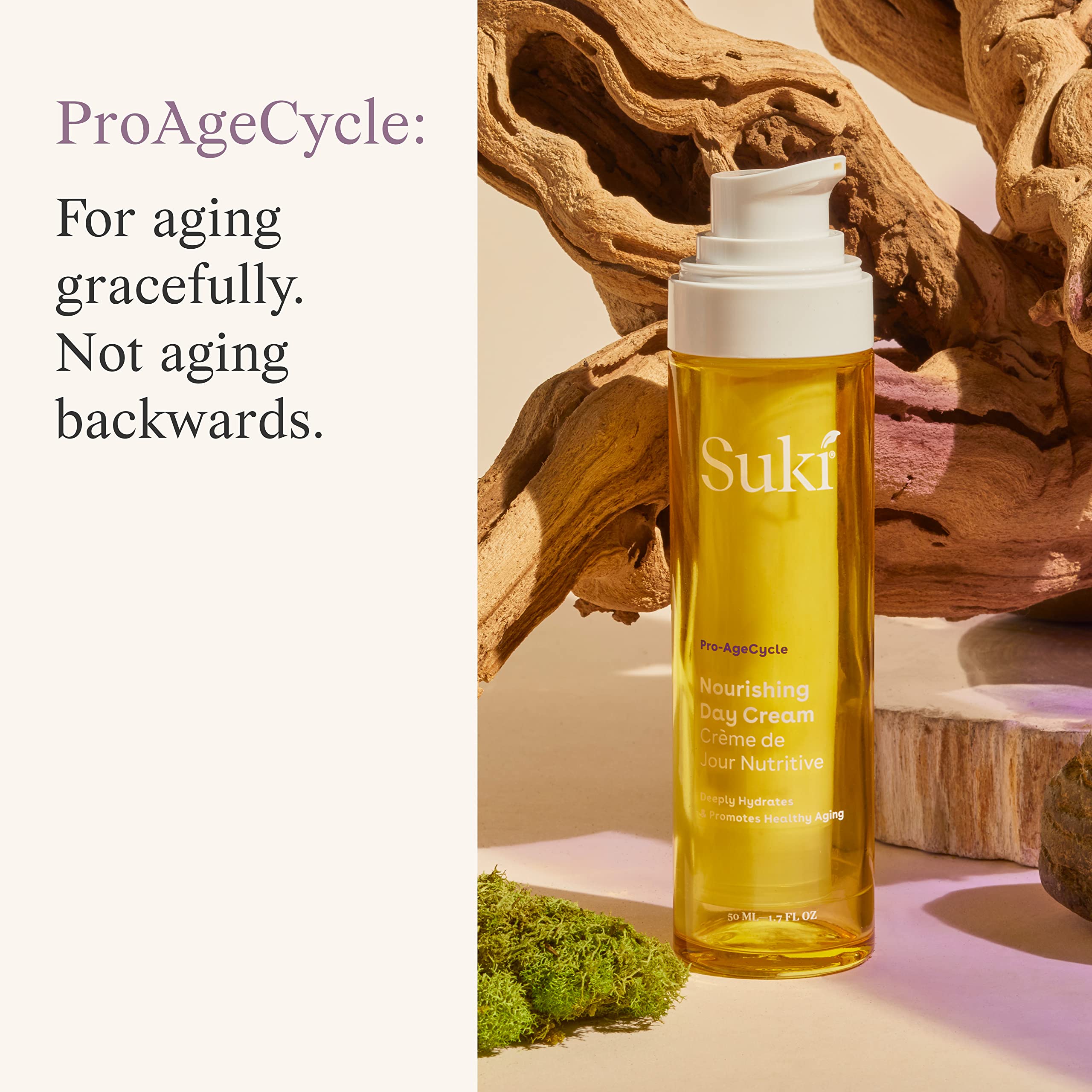Suki Nourishing Day Cream Vitamin C focus suggests brighter-looking skin.