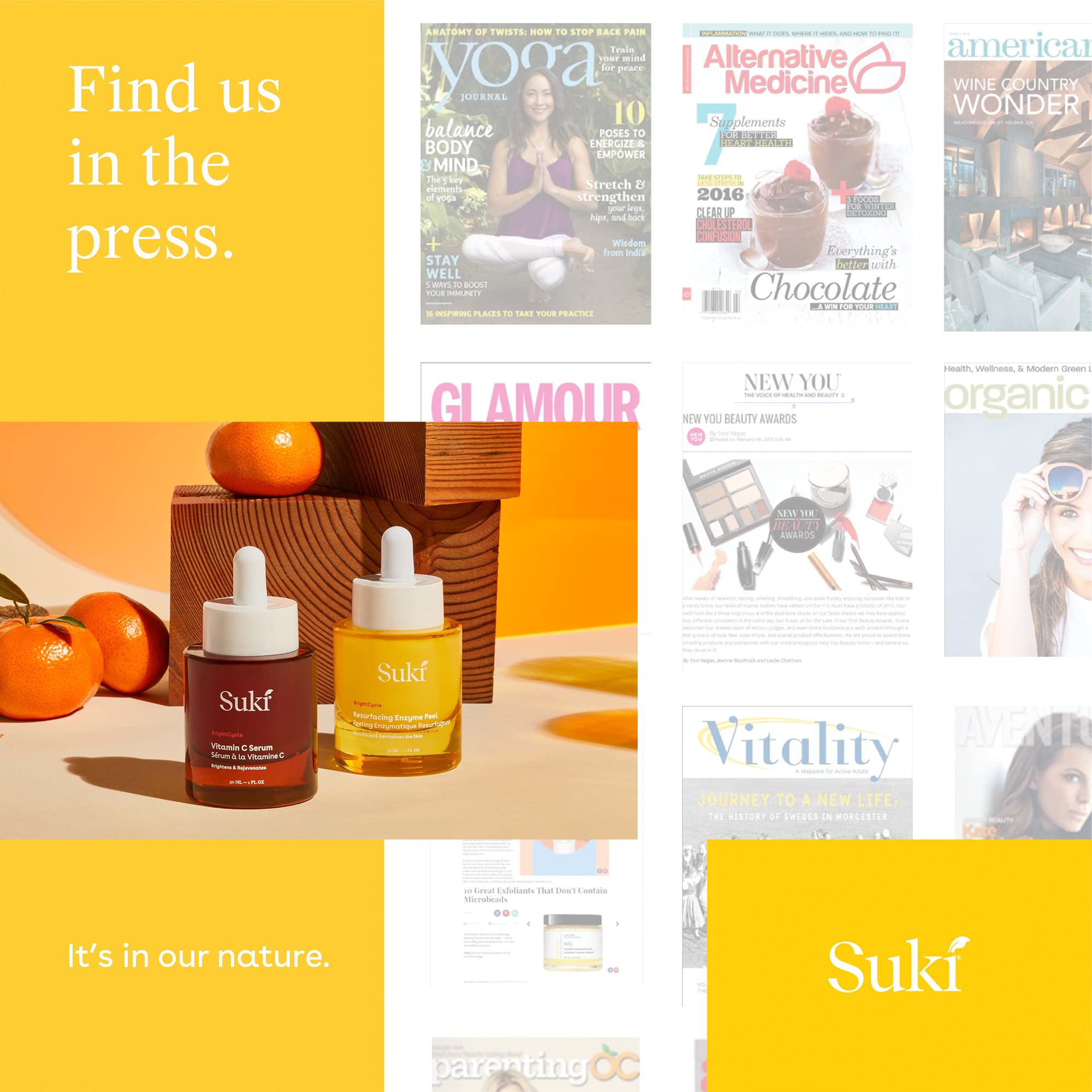 Vegan and cruelty-free symbol on Suki Resurfacing Enzyme Peel packaging