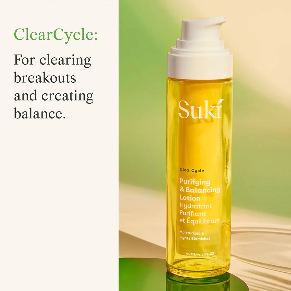 Suki skincare cruelty-free packaging illustrating natural, premium formulation
