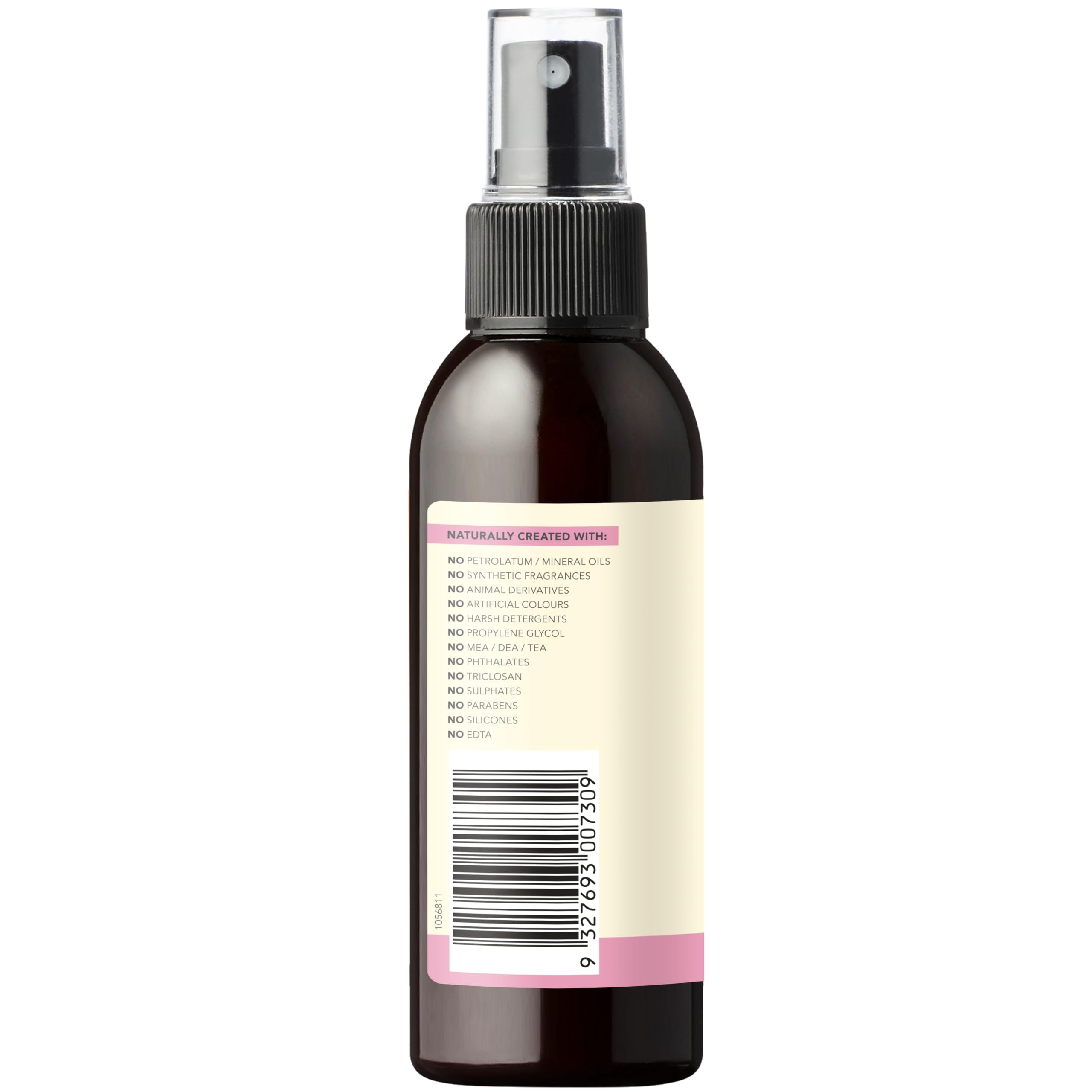 Sukin Rose Hydration Mist Toner bottle back shows ingredients and usage
