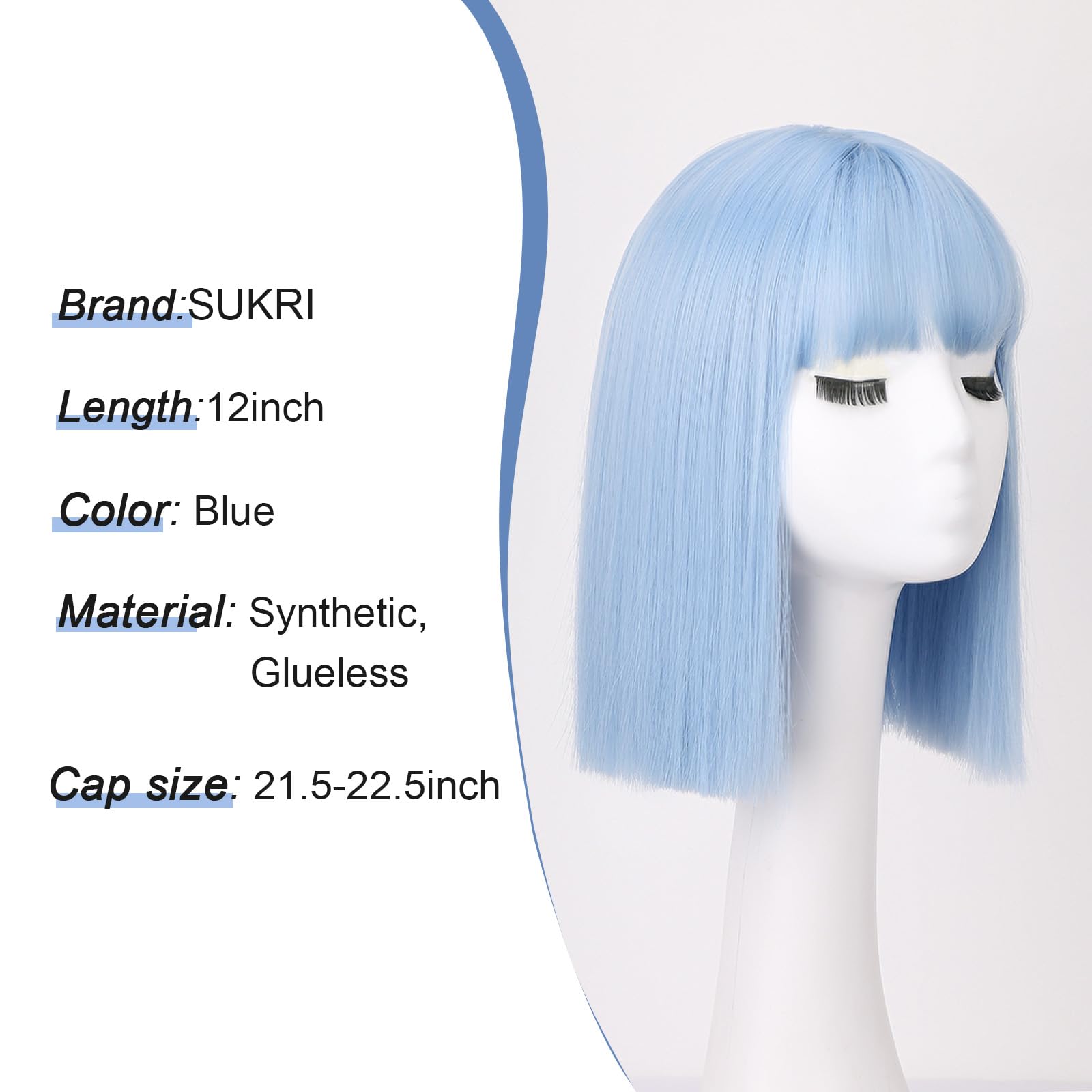 SUKRI lightweight wig designed for all-day comfort and ease of wear.
