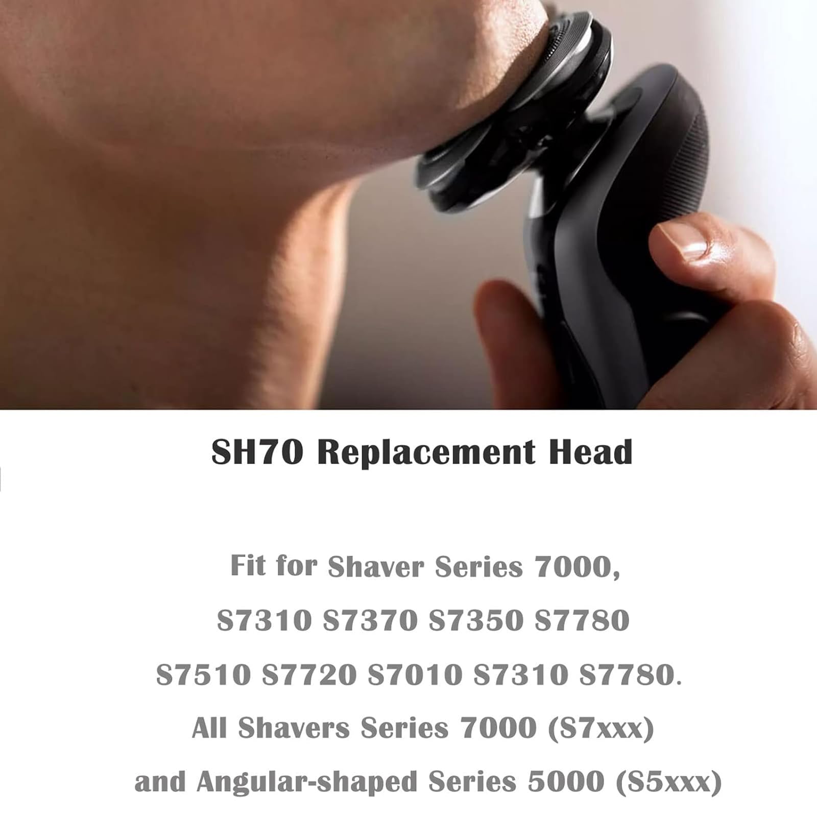 Suleto SH70 ergonomic head design glides smoothly for comfortable shaves