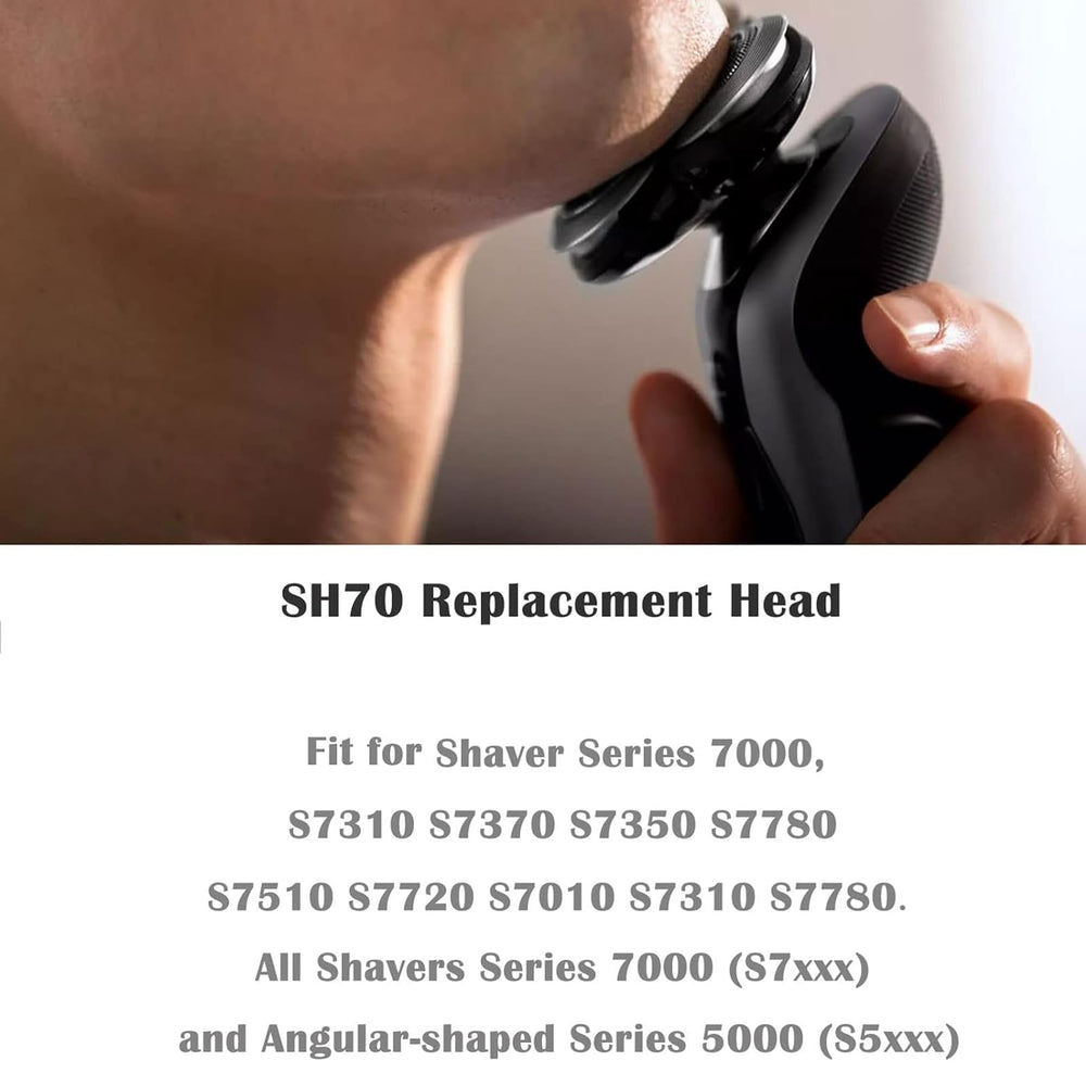 Suleto SH70 ergonomic head design glides smoothly for comfortable shaves