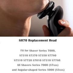 Suleto SH70 ergonomic head design glides smoothly for comfortable shaves